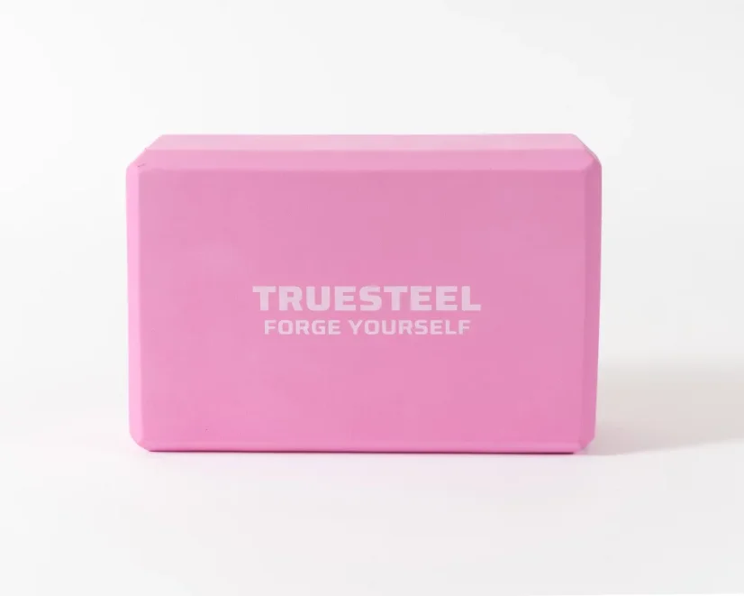 Blok na jógu Yoga Block TrueSteel růžový