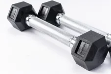 Jednoručné činky Hexagon TrueGrip: sady