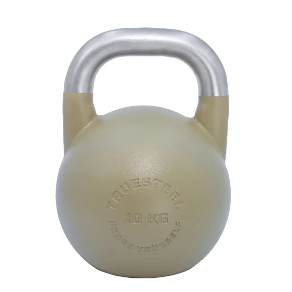 Závodní ocelový Kettlebell (barevný 4 kg - 32 kg) - Váha: 10 kg