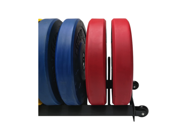 Bumper and olympic plates rack
