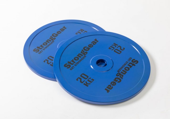 Competition steel plates: 5 - 25 kg - Weight: 25 kg