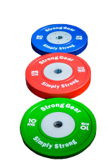 Závodní bumper kotouče 10 - 25 kg - 2. JAKOST