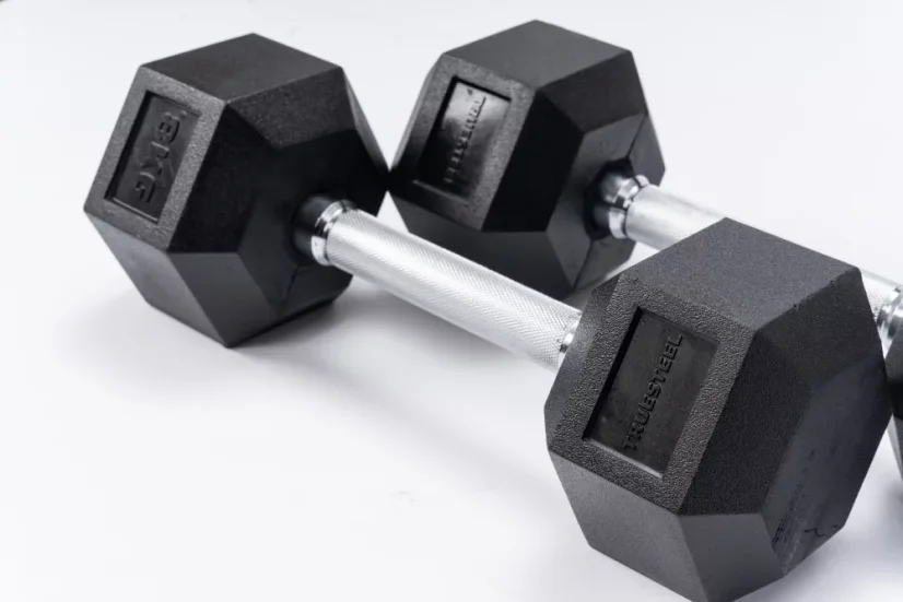 TrueGrip Hexagon Dumbbells 50 kg - 60 kg - Weight: 57,5 kg