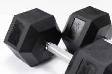 Jednoručné činky Hexagon TrueGrip 50 kg - 60 kg
