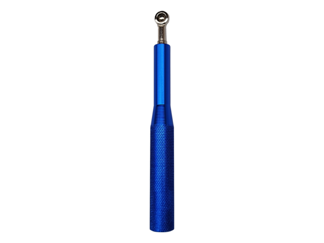 Aluminium speed rope - ergonomic handle - Colour: Blue