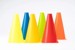 Training cones in a set of 6 pcs