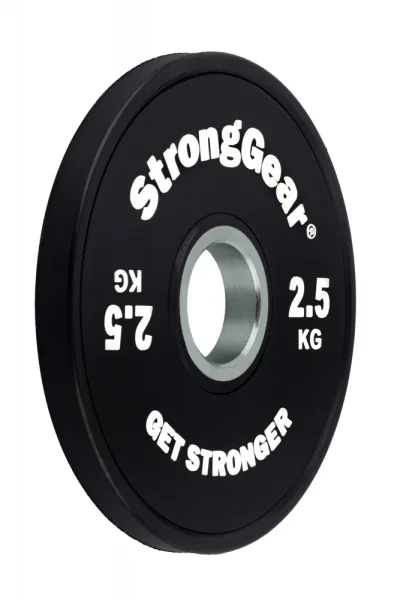 Gumový frakční kotouč 2.5 kg StrongGear černá barva