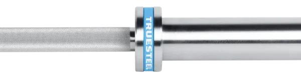 Olympijská osa Weightlifting Bar - Středové vroubkování: Se středovým vroubkováním a TRUESTEEL logem