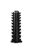 Hex dumbbell rack: 1 - 10 kg - Colour: Black