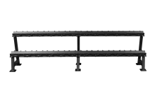 2 Tier Round Dumbbell Rack With 3 Legs – 260 cm