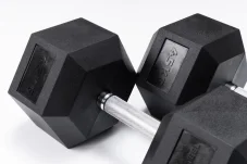 Jednoruční činky Hexagon TrueGrip 50 kg - 70 kg