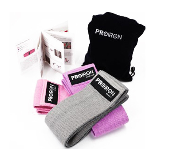 Hip bands textilní posilovací gumy PROIRON