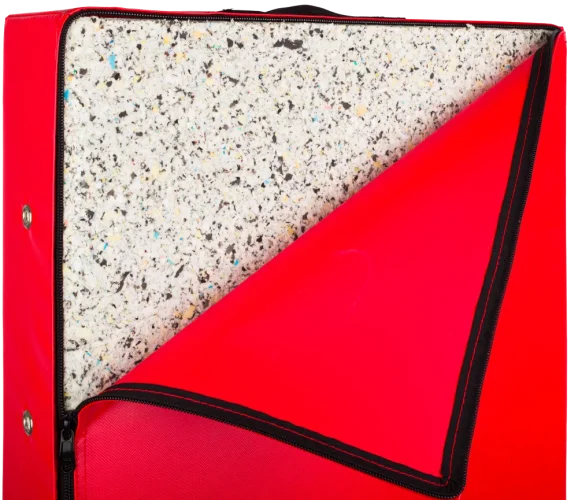 Dopadové matrace - Barva: Červená - 100 x 60 x 15 cm