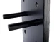 PegBoard wooden climbing wall - Height: 120 cm - black color