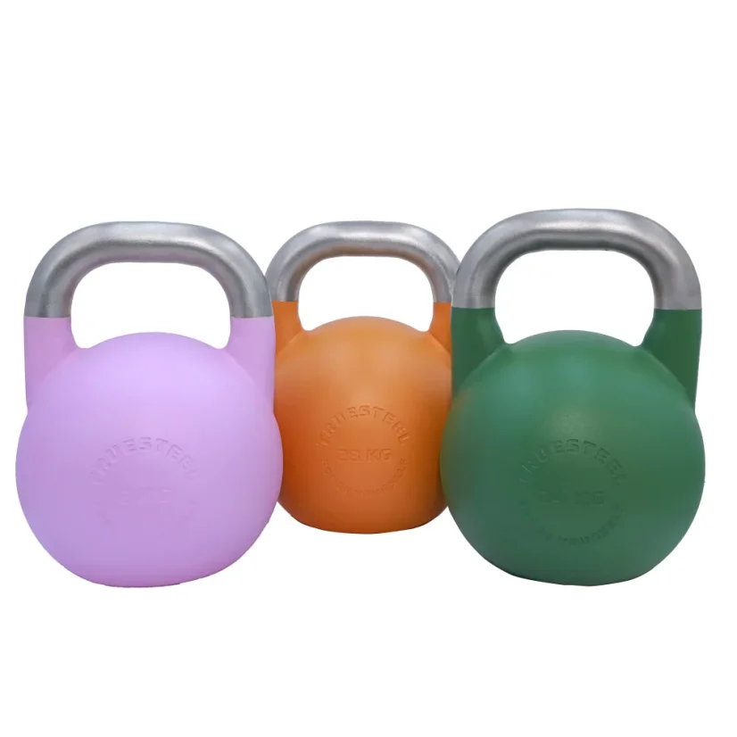 Pretekársky oceľový Kettlebell (farebný 4 kg - 32 kg) - Váha: 6 kg