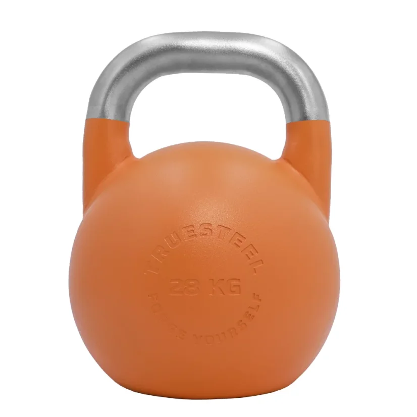 Závodní ocelový Kettlebell (barevný 4 kg - 32 kg) - Váha: 14 kg