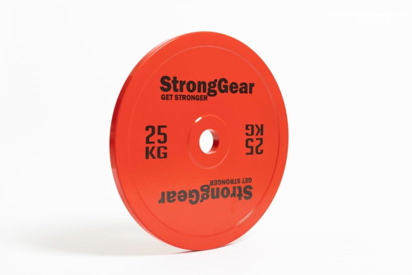 Závodné oceľové kotúče: 5 - 25 kg - Váha: 10 kg - logo TRUESTEEL