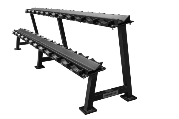 2 Tier Round Dumbbell Rack With 3 Legs – 260 cm