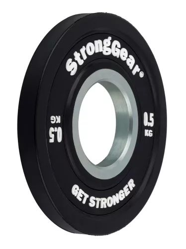 Frakčný gumový kotúč 0.5 kg StrongGear čierny