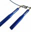 Aluminium speed rope - ergonomic handle - Farbe: Blau