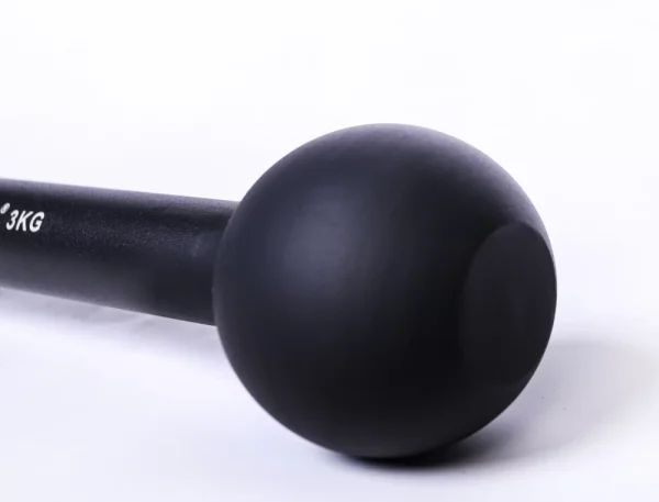 Macebell 3kg ocelový StrongGear detail povrchu