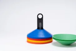 Plastic cones with holder 5 colors