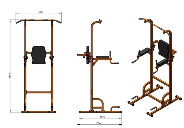 Power Tower TrueSteel dimensions