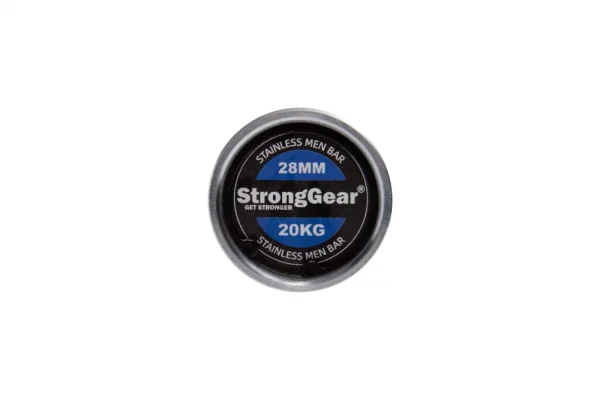 Olympic Men Langhantel aus Stahl 20 kg 28 mm StrongGear - Detail