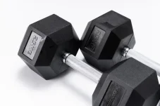 Jednoručné činky Hexagon TrueGrip 50 kg - 60 kg