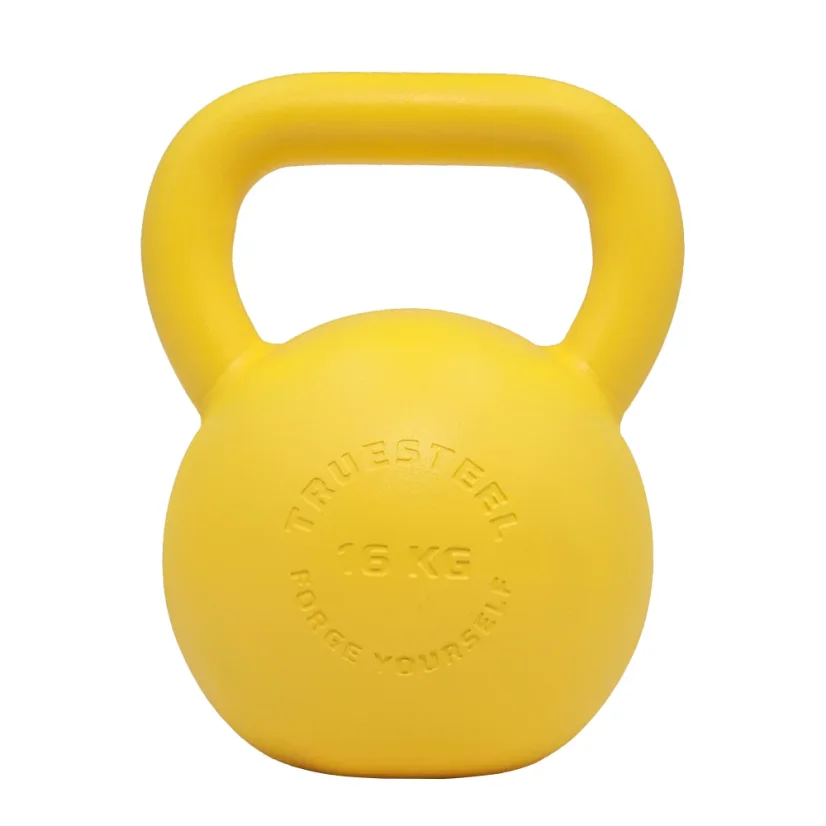 Ocelový barevný Kettlebell 4 kg - 36 kg - Váha: 16 kg