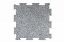 Rubber fitness gym flooring - Bodendicke: 500x500x16 mm, EPDM: 10%, Farbe: Weiß