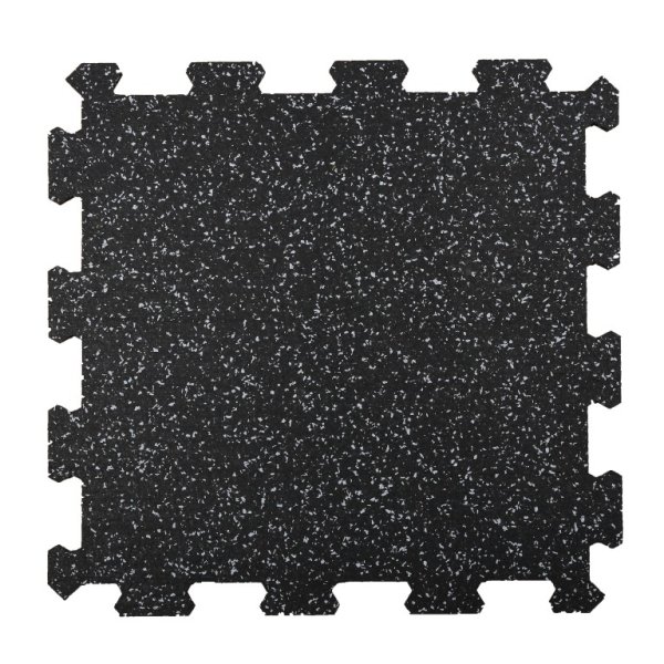 Gumová podlaha puzzle 500x500 bílá EPDM