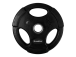 Černé pogumované Tri-Grip kotouče 50 mm - Váha: 25 kg