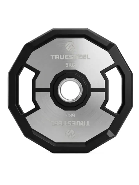 Dual Grip Black Weight Plate - Weight: 25 kg