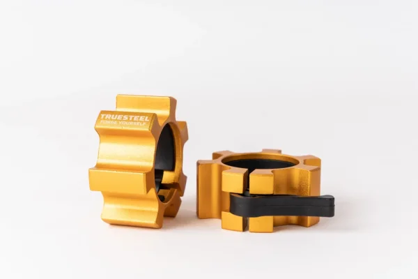 Aluminum collars on the bars - gold TrueSteel