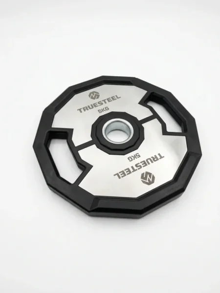 Dual Grip Black Weight Plate - Weight: 25 kg