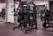 Posilňovací stroj Chest Press - Farba: Čierna