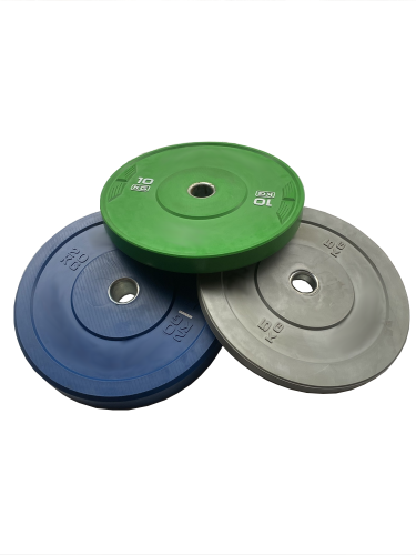 Colored Bumper Plates - 2 grade - Weight: 15 kg
