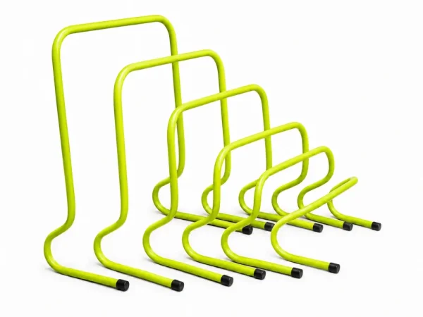 Atletické prekážky Hurdles - zelené - Výška: 15 cm