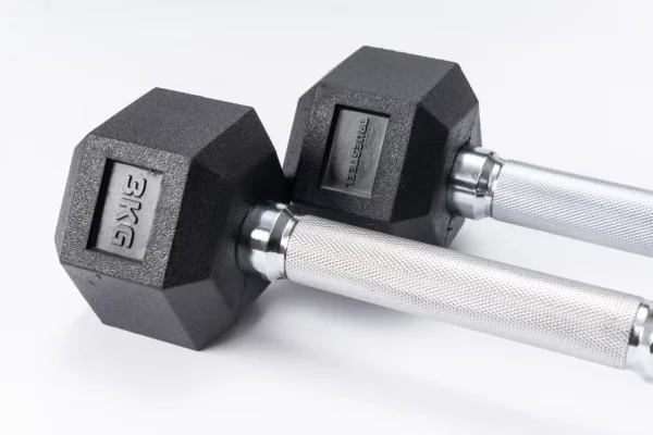 Jednoručné činky Hexagon TrueGrip 1 kg - 47,5 kg - Váha: 6 kg