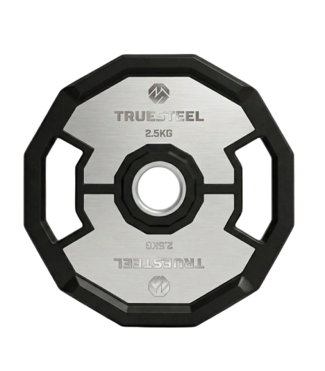 Dual Grip Black Weight Plate - Weight: 20 kg