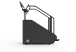 Fitness schody Truestair Max Glute - Typ displeje: Tlačítkový