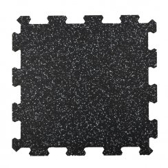 Rubber flooring puzzle 500x500 white EPDM