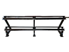 Dvojradový stojan na jednoručné činky 235 cm - 2. AKOSŤ