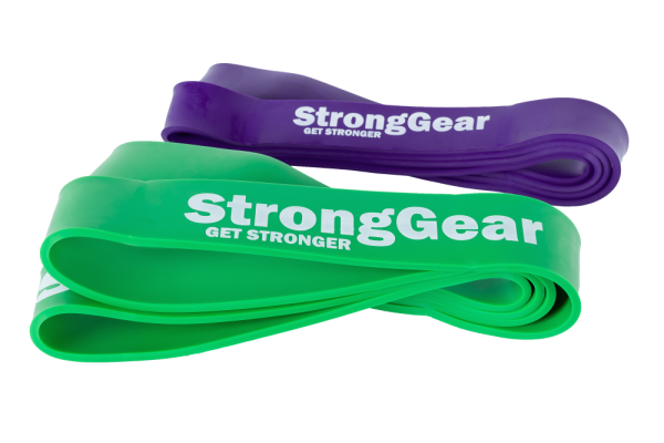 Mini Power Bands - posilovací elastické gumové expandéry - Varianta Mini Power Band: Zelená - 120 x 0,3 x 4 cm