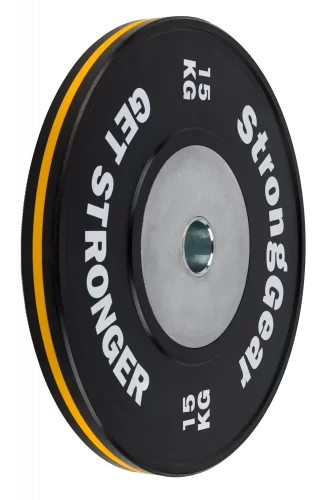 Competition Black Bumper Plates - Weight: 15 kg