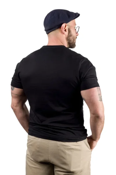 Men's Black T-shirt Truesteel - Größe: XL