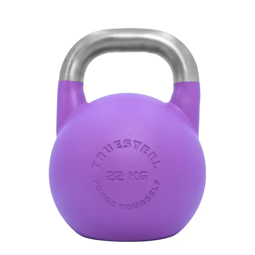 Závodní ocelový Kettlebell (barevný 4 kg - 32 kg) - Váha: 28 kg