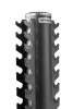 Hex dumbbell rack: 1 - 10 kg - Colour: Black