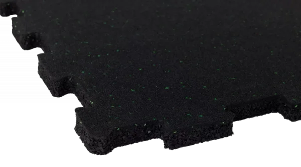 Gumová puzzle podlaha na cvičení 20 mm 5 % zelená StrongGear